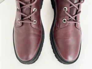 Madewell the Rayna lace up leather boots 10.5 thumbnail 10