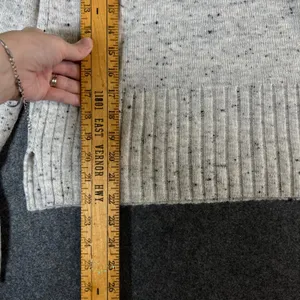Madewell Donegal Smoke Roll Neck Wool Blend Sweater Grey K5410 Womens Small NWT thumbnail 8