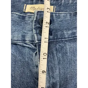 Madewell Wide Leg Pleated Jeans Medium Wash Blue High Rise‎ Trouser Size 0 thumbnail 15