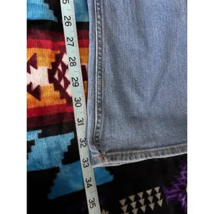 Hollister Light Flare‎ Denim Jeans Low Rise Size 9 Long Zip/Button Pockets thumbnail 7