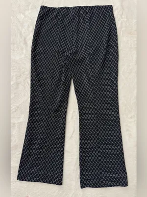 Maeve from Anthropologie The Margot Kick-Flare Cropped Pants: Argyle Edition thumbnail 4