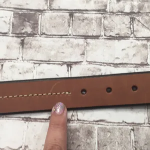 NWOT Women’s Tan Leather Belt thumbnail 5