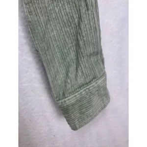 Tna Aritzia‎ Sage Green Corduroy Cropped Zip Up Jacket Womens XS thumbnail 3