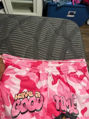 Nfinity Men’s SHEIN plus size Pink Camo Graphic pants size 6XL thumbnail 6