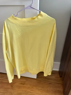 Mock neck Pullover Yellow Size M thumbnail 2