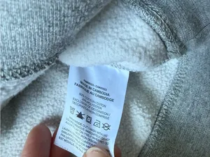 Nike Crewneck Sweatshirt Pullover Heather Gray White Size XS S thumbnail 5