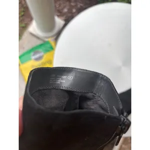 Aerosoles Womens Black Suede Ruched Ankle Boots‎ Low Heel Size 10 Heelrest Zip thumbnail 16