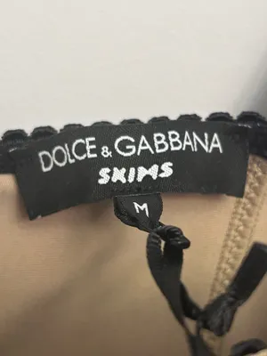 DOLCE&GABBANA X SKIMS BODY BODYSUIT SIZE MEDIUM NWT Authentic thumbnail 7