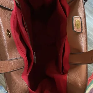 J. Crew all day roasted chestnut leather tote thumbnail 7