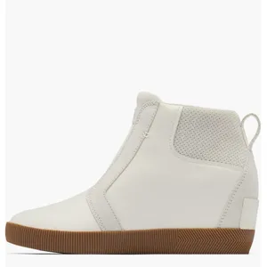 Sorel Out N About Wedge Leather Bootie, Ankle Boots White/Sea Salt, Size 8.5 NWT thumbnail 8