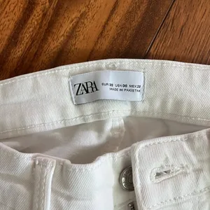 Zara White Jeans thumbnail 2