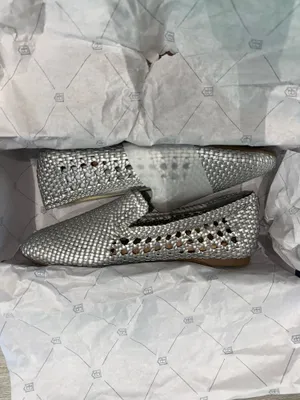Birdies The Starling Silver Woven Flats thumbnail 6