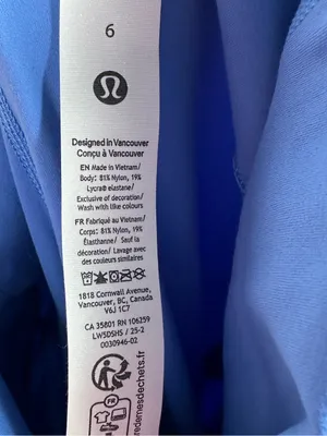 Lululemon Align High‎ Rise Pant Pockets 25” Size 6 Blue Nulu Leggings thumbnail 10