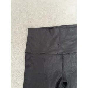 Lululemon Align High-Rise Pant 25" Leggings Shine Radiate Foil Print Black 8 thumbnail 4