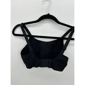 Soma Womens Sport Seamless Ballet Back Bra Sz‎ M Black Everyday Comfort Basic thumbnail 2