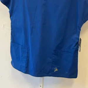 NWT Jaanuu Runway 2‎ Remedy Royal Blue V-Neck Scrub Top J96001 Women's Small thumbnail 4