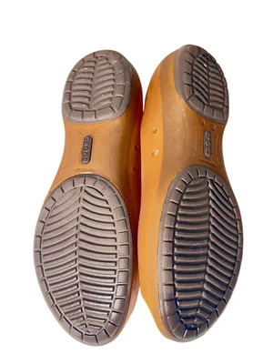 CROCS Women's Carlie Flat Size 8  Rubber Jelly Open Toe Slip On Shoe thumbnail 8