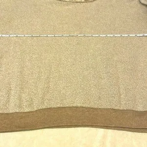 Vintage Havana- Cream Oversized Raw Neckline Knit Stripe Back Sweater Size S thumbnail 5