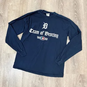 Lee sports vintage Detroit tigers long sleeve tee thumbnail 1