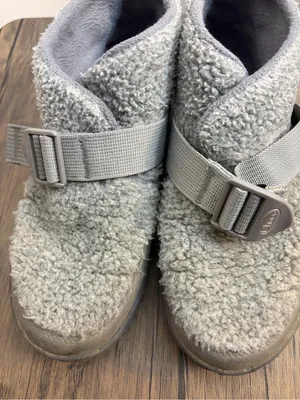 Chaco Ramble Fluff Slippers Women's size 9 Gray thumbnail 3