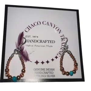 Chaco Canyon Trading Copper with Turquoise Blue thumbnail 2