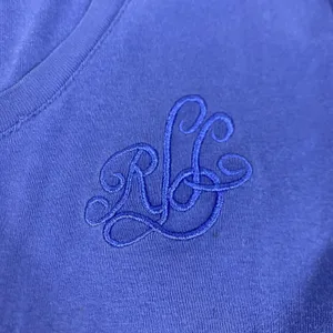 Lauren Ralph Lauren Shirt Womens‎ Small Blue Tunic Short Sleeve Embroidered thumbnail 4