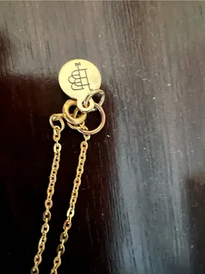 Bourbon and Bowties Gold Chain Necklace and Ring with Silver Druzy Discs thumbnail 4