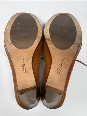 L.L. Bean Signature Gorgeous Leather High Heel Lace Up Pumps S-578 Sz 8.5 thumbnail 9