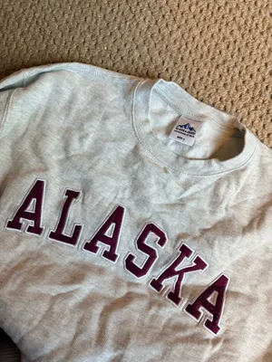 Alaska Crewneck White Size L thumbnail 3