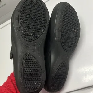 Crocs Black Mercy Slip On Slip Resistant Chef/Medical Work Shoes Women's Size 11 thumbnail 9