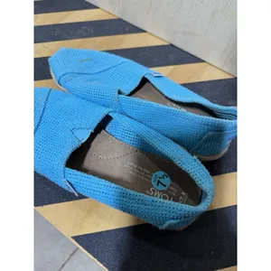 TOMS Blue‎ Slip On Sneakers Women’s US 7.5 Casual Canvas Comfort thumbnail 4