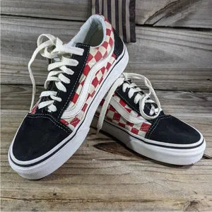 Vans old skool checkered men's size 3.5 women 5.00 thumbnail 7