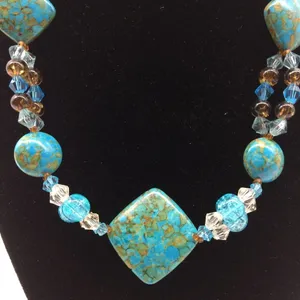 Radiant Hope Necklace/Earrings Chinese Turquoise thumbnail 2
