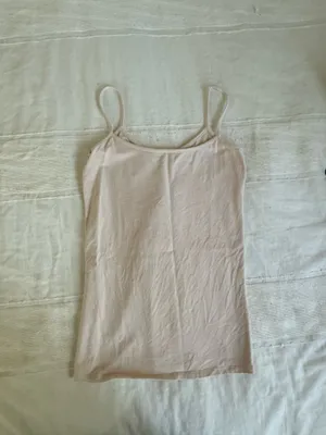 John Galt Light Pink Button Tank Top thumbnail 3