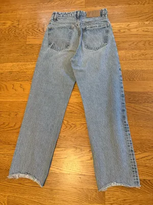 Zara Light Blue High-rise Jeans size 2 thumbnail 5