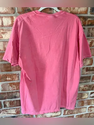 Comfort Colors Pink Short Sleeve Pocket Tee w/ Heart-Sunglasses Checkered Ghost thumbnail 3