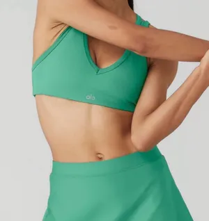 Alo Sports Bra - Kelly Green thumbnail 1