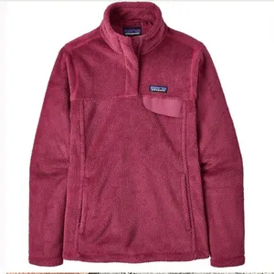 Patagonia Retool Snap T Fleece Pullover Maroon thumbnail 1