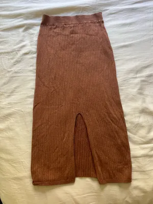 Free people brown sweater skirt  thumbnail 3