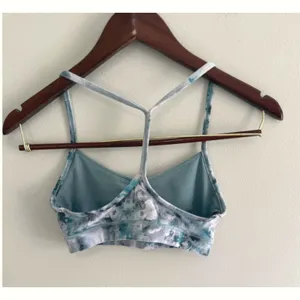 Lululemon Flow Y Bra Nulu Light Support A/C Cup Kaleidofloral Multi Size 4 thumbnail 4