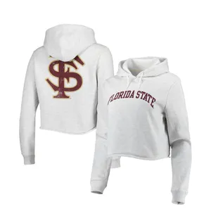 League FSU Florida State Seminoles Cropped Hoodie L Collegiate Athleisure thumbnail 1