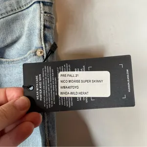 Hudson Nico Mid-Rise Super‎ Skinny Jeans Size 25 thumbnail 4