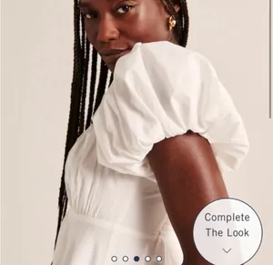 White Abercrombie Dress thumbnail 2