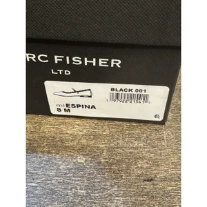Marc Fisher Women's Espina Mary Jane Ballet Flat Leather Black Size US 8! thumbnail 9