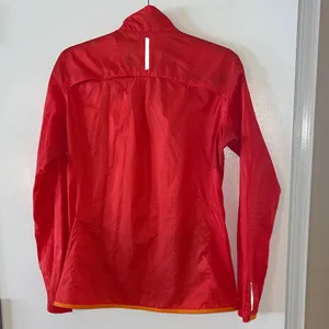 Salomon AGILE WIND JACKET Orange Performance Jacket thumbnail 8