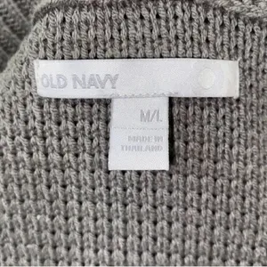 Old Navy Gray Sweater Kimono(Size M/L) thumbnail 5