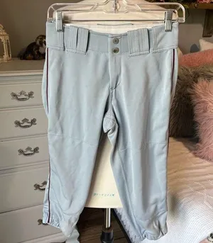 Boombah Softball Pants Gray Game Womens 28 thumbnail 1