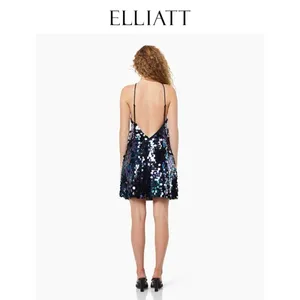 Elliatt Margaret Iridescent Paillette Embellishments Mini Dress Size Small NWT thumbnail 5