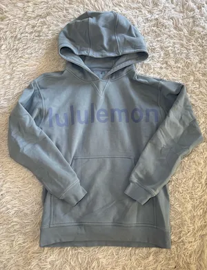 lululemon athletica all yours hoodie chambray size 6 thumbnail 1