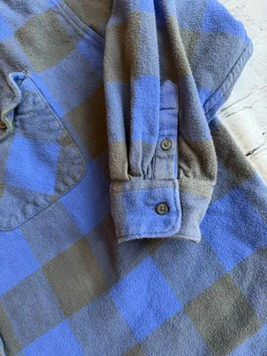 Aerie Plaid Flannel Shirt Women's Large Fall Button Down Cabincore Outdoor thumbnail 9